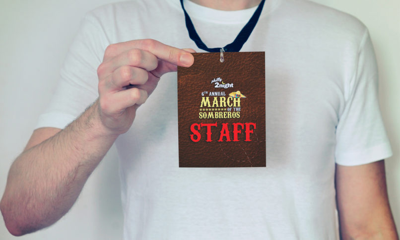 March of the Sombreros Staff Tag