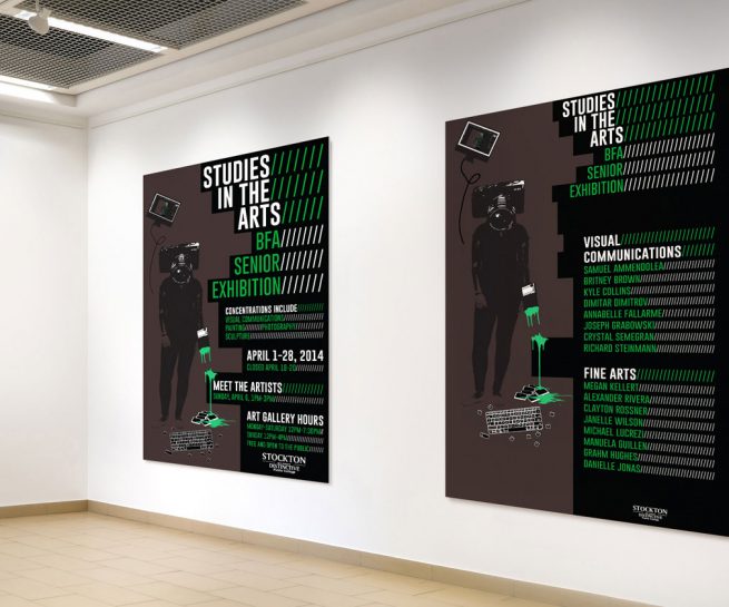 BFA Senior Exhibition Gallery Mockup