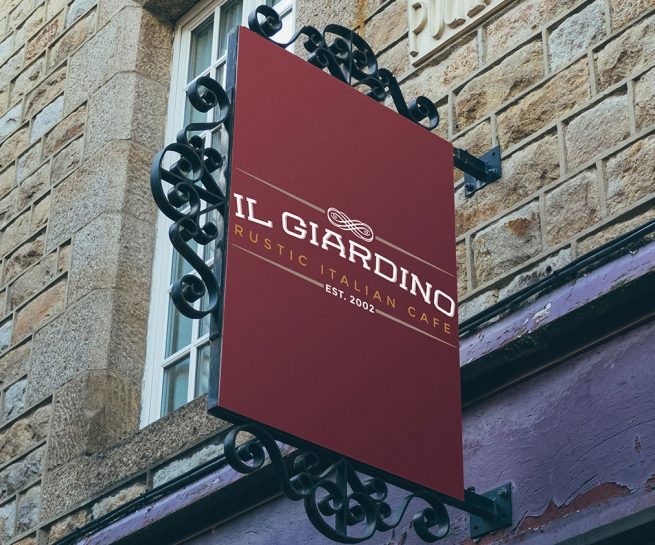 il Giardino Outdoor Signage - Variation 2