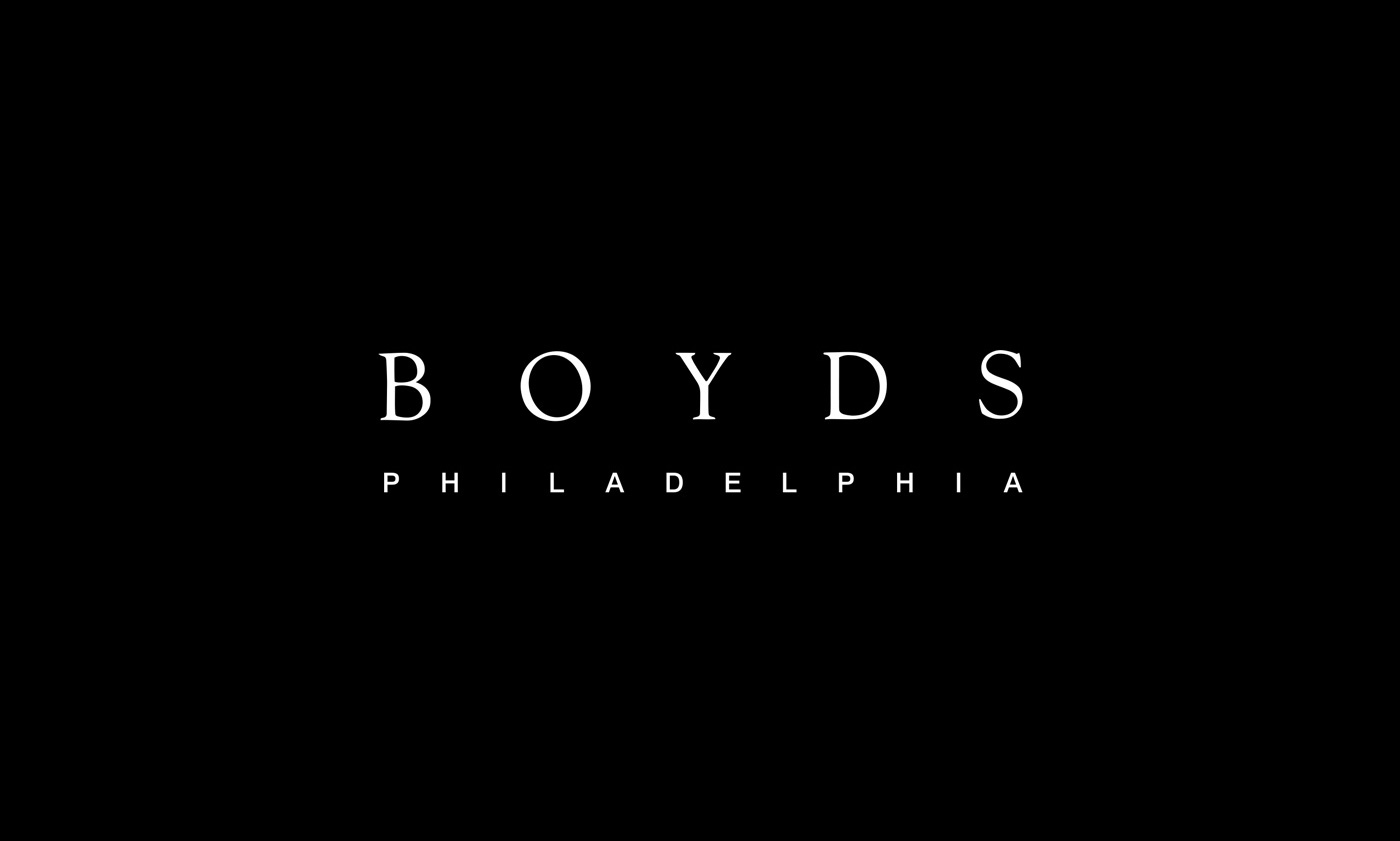 Boyds Philadelphia | Joe Grabowski Design